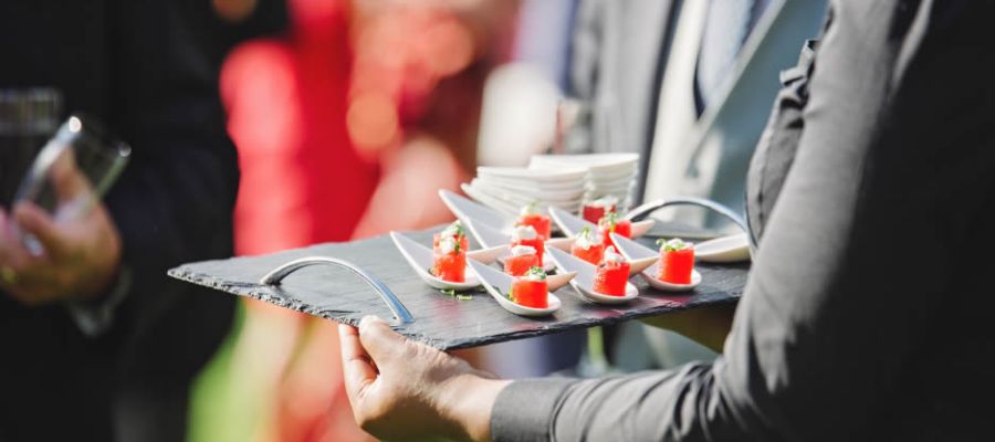 Menú catering evento formal