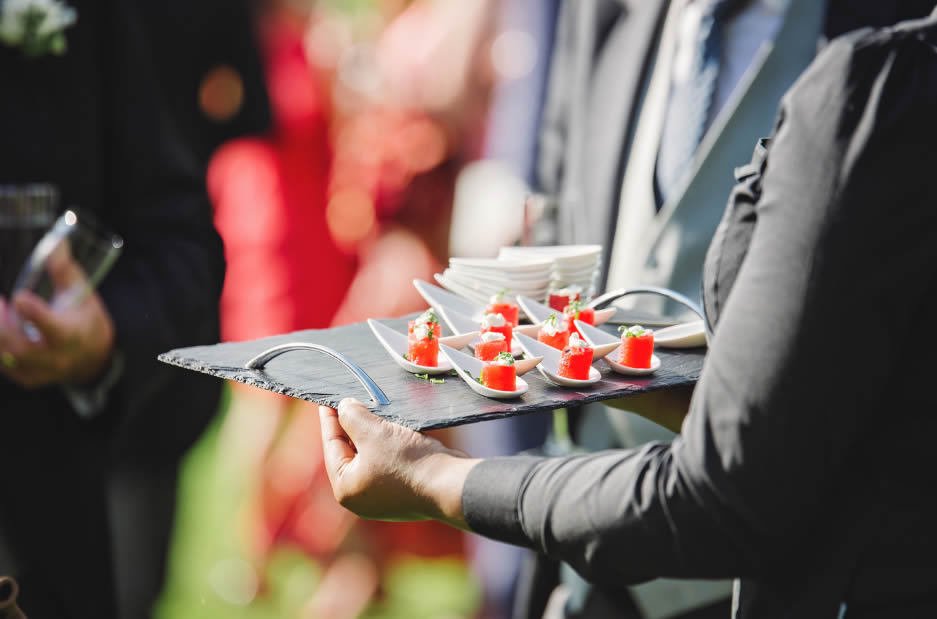 Menú catering evento formal
